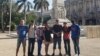 Protesta silenciosa en el Parque Central de La Habana (Facebook)