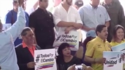 Partidos de oposición se unen en Venezuela Partidos de oposición se unen en Venezuela