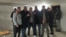 Un grupo de cubanos que estaban detenidos en Ucrania y que pidieron asilo en Hungría.