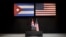 El Teatro Nacional de Cuba, el 22 de marzo de 2016, poco antes de las declaraciones de Barack Obama y Raul Castro. (Yuri Cortez / AFP).