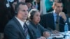 José Daniel Ferrer, Juana Mora Cedeño y Antonio Rodiles en un encuentro con Barack Obama el 22 de marzo de 2016 en La Habana. AP Photo/Pablo Martinez Monsivais.