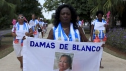 Damas de Blanco detenidas y multadas por séptimo domingo consecutivo Damas de Blanco detenidas y multadas por séptimo domingo consecutivo
