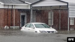 Severas inundaciones en Latta, Carolina del Sur.