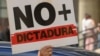 Manifestación contra Nicolás Maduro en Caracas.