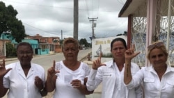 Damas de Blanco detenidas y multadas el pasado domingo Damas de Blanco detenidas y multadas el pasado domingo