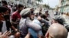 Arrestos en La Habana el 11 de julio de 2021. (ADALBERTO ROQUE / AFP).