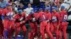 Equipo Cuba en el Clásico Mundial de Béisbol contra Estados Unidos, el domingo 19 de marzo de 2023, en Miami. (Foto AP/Marta Lavandier)