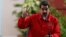 El gobernante venezolano, Nicolás Maduro, en el Foro de Sao Paulo, en Caracas.