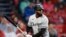 Luis Robert Jr, de las Medias Blancas de Chicago, contra las Medias Rojas de Boston, el 2 de septiembre de 2023, en Boston. (AP/Michael Dwyer).